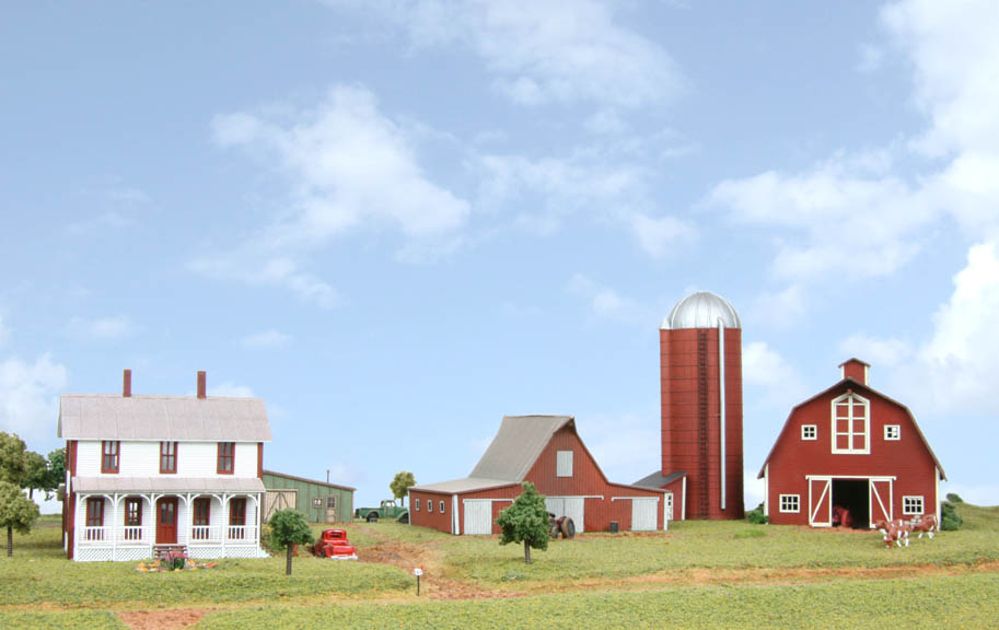 N Scale Laser Cut Farm House and Barn Kits N Scale Laser Cut Farm House and Barn Kits